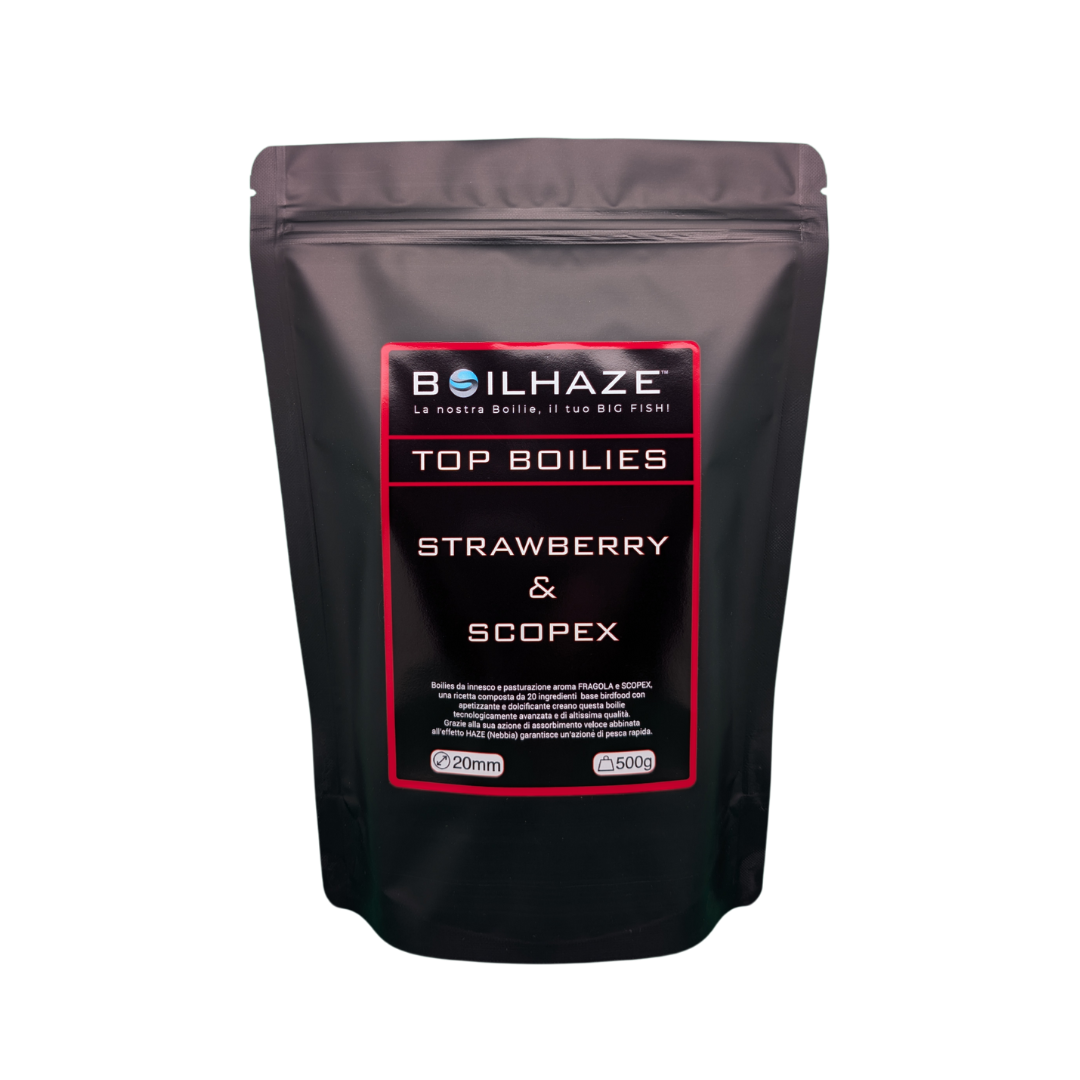 Boilies STRAWBERRY & SCOPEX